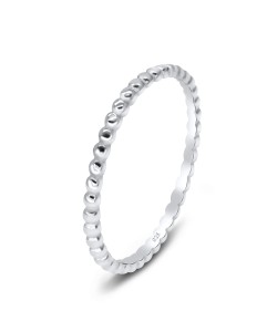 Dot Strip Silver Ring NSR-2511